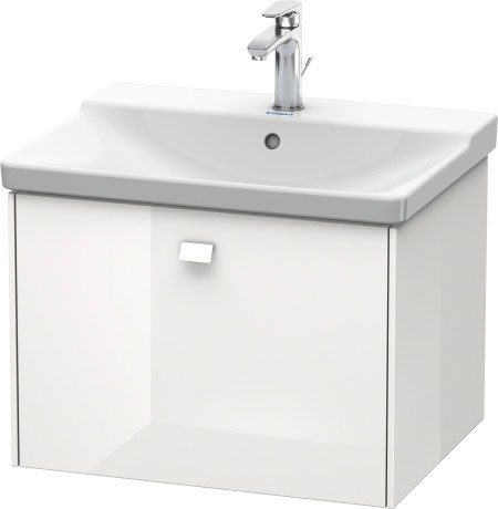 BR402000707 Brioso Тумбочка подвесная Бетонно-серый матовый декор Duravit - Вид №2