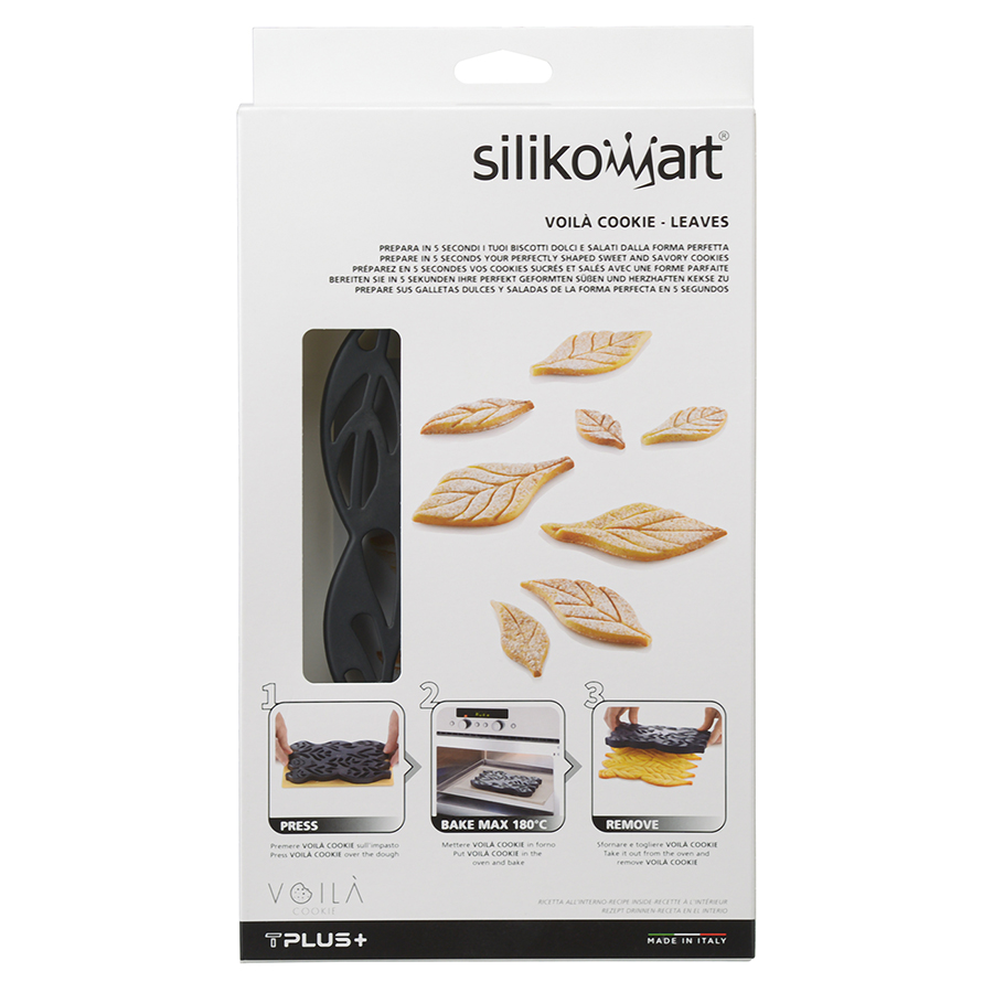 53.151.20.0065 Форма для пирожного voila' cookie leaves 24 х 15 см силиконовая Silikomart  - Вид №2