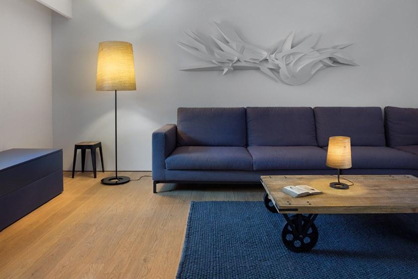 Quadrifoglio Настольная лампа из льна с диммером Grace sun-id-1402802 - Вид №1