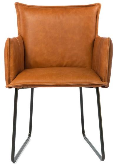 Jess Кожаное кресло с салазками и подлокотниками sun-id-1503993 - Вид №2