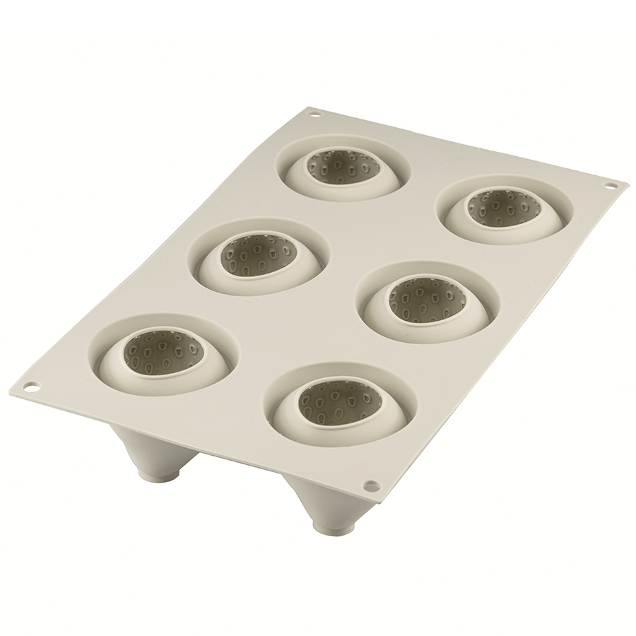 26.267.13.0065 Форма для приготовления пирожных fragole e panna силиконовая Silikomart  - Вид №2