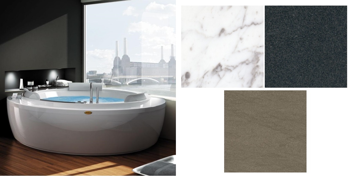 Ванна угловая с гидромассажем "TOP AQS" Nova Corner 9Q43-554A Jacuzzi 9Q43554A - Вид №1