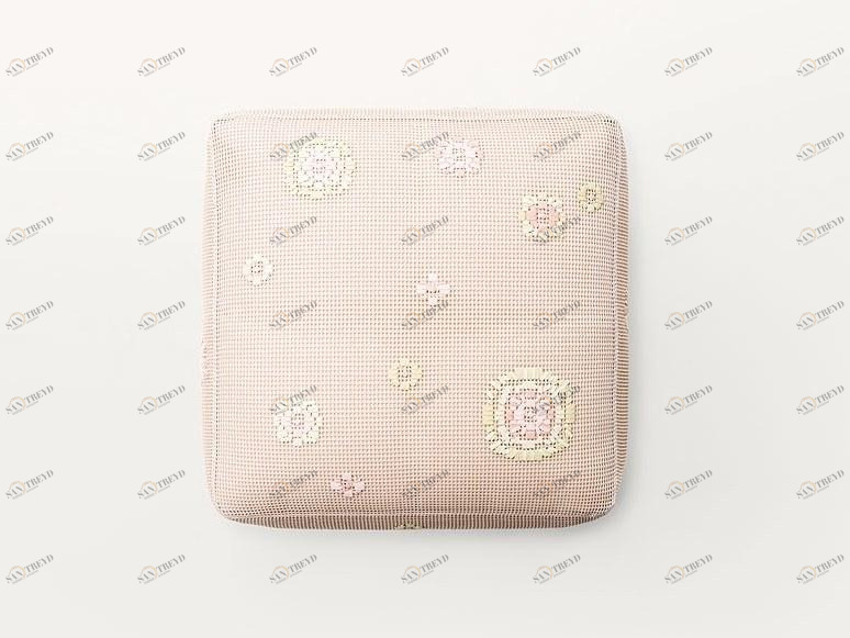 Paola Lenti Квадратный тканевый садовый пуф Spring B149be/b149de