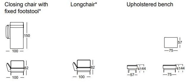 Rolf Benz Кожаный диван с шезлонгом Rolf benz 386 mera sun-id-1496462 - Вид №3