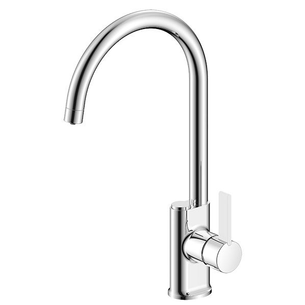 35-09L BUTTON white  Смеситель для кухни  ARGO kran 3509lbuttonwhite