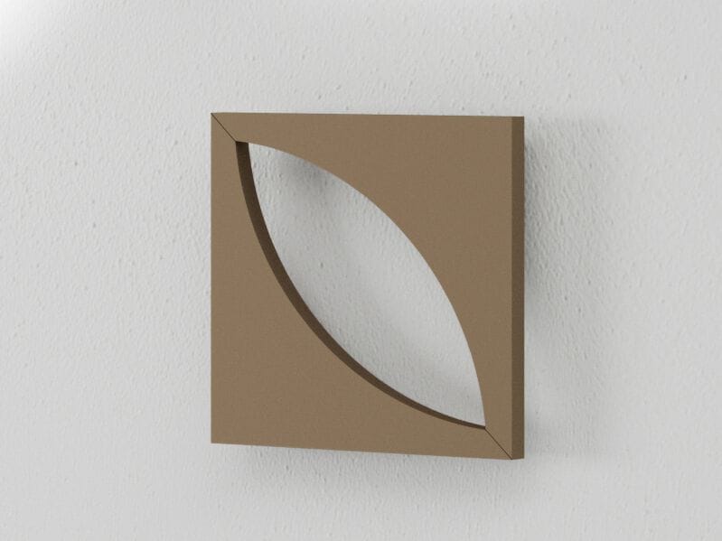 Алюминиевый светодиодный настенный светильник Bizzotto Italia ARCH-00140550