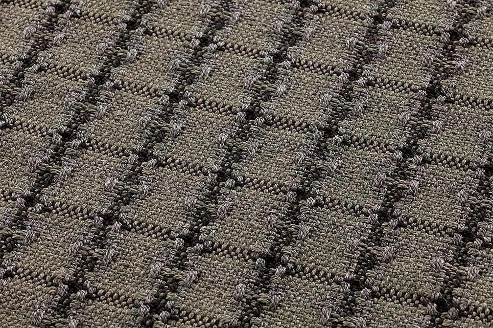 070722 Подушка GL Checks green 45x45 GAN Garden Layers - Вид №1