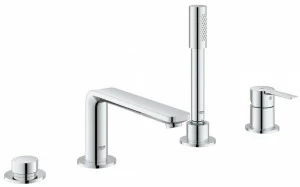 Смеситель для ванны GROHE Lineare New на 4 отверстия с душевым гарнитуром, хром (19577001)