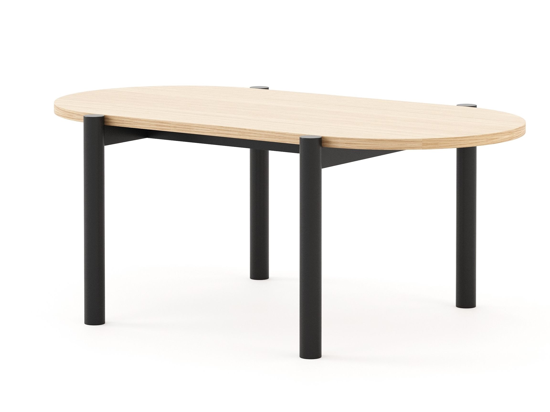 Деревянный овальный журнальный столик для гостиной Stylish Club Tribo ARCH-00044310 - Вид №4