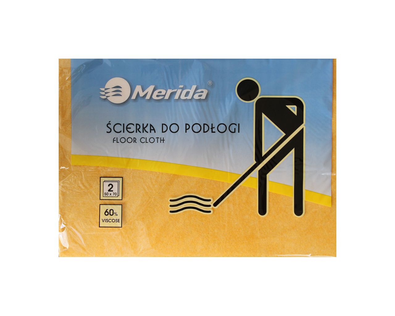 SRL005 Салфетка для пола из вискозы 50x70 см, в упаковке 2 шт. Merida  - Вид №1