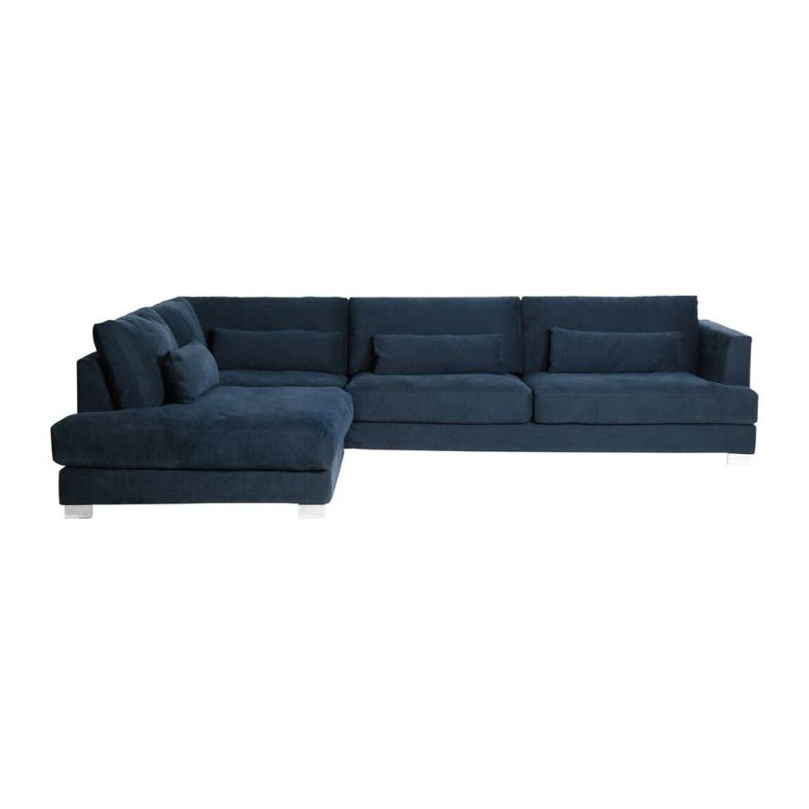 Диван угловой Brandon, левосторонний, темно-синий Sits S1074 - Вид №1