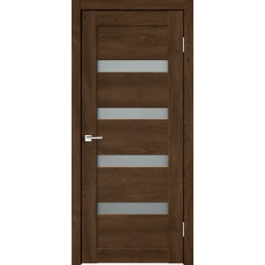 Комплект двери Лайн 2 со стеклом 60x200 см Hardflex цвет дуб тернер венге с добором 150 мм