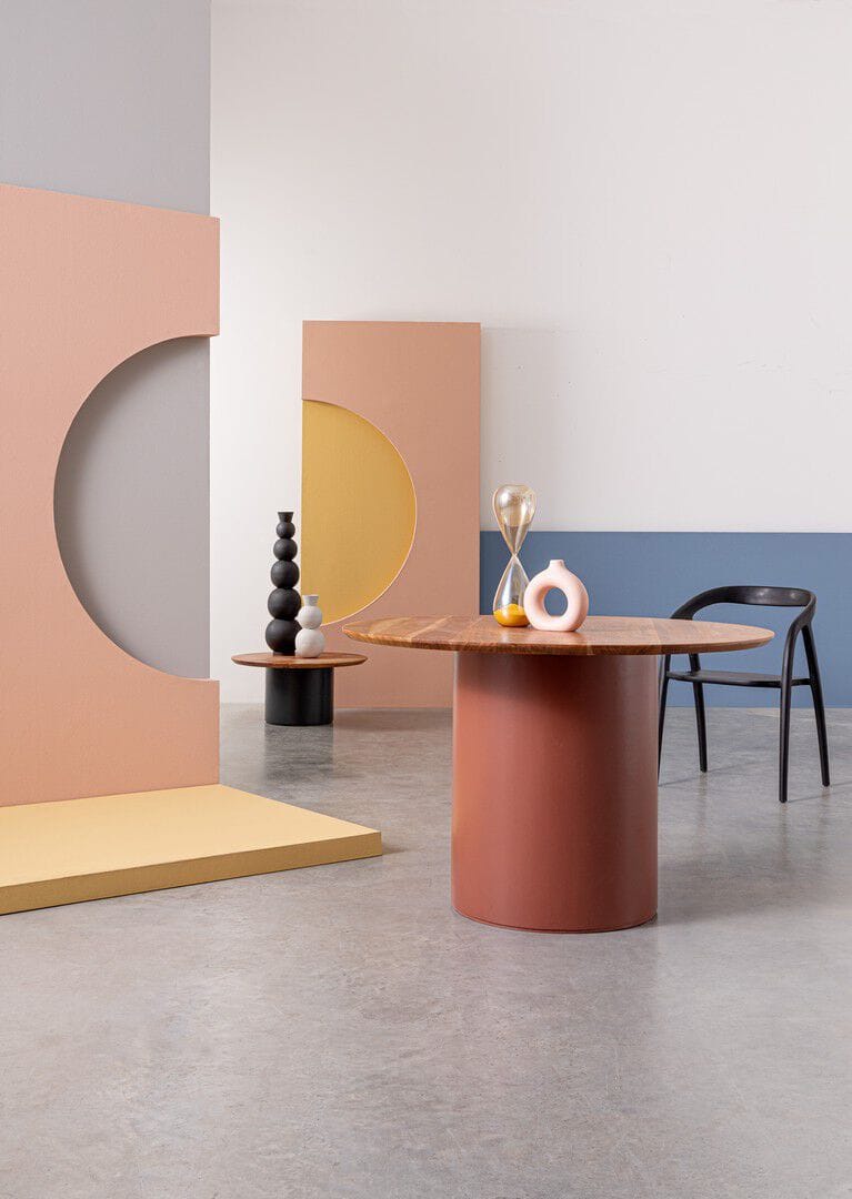 Круглый стол из манго BIZZOTTO OJAS ARCH-00055310 - Вид №2