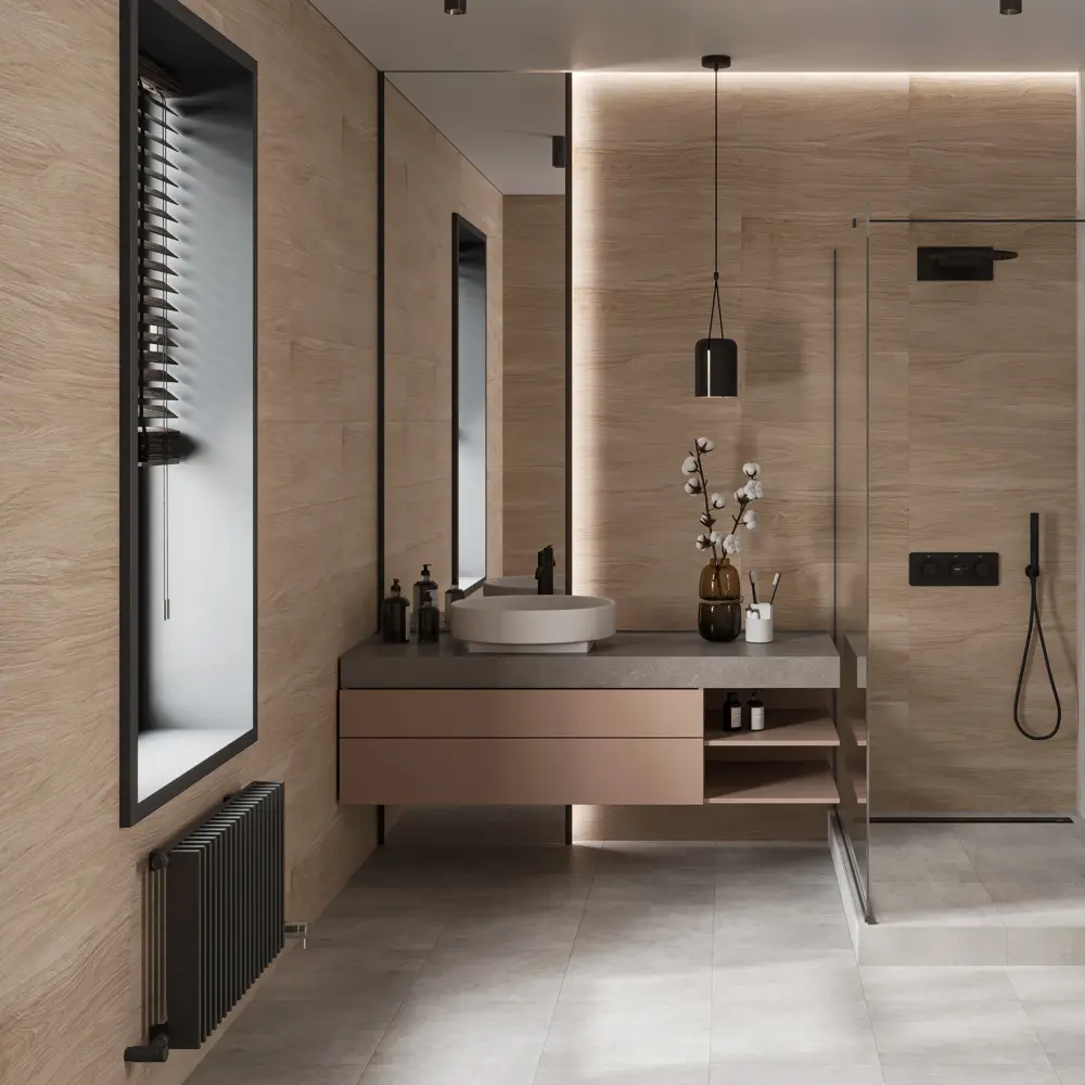 Настенная плитка Gracia Ceramica Sepia 25x60 см 1.2 м² матовая цвет бежевый 89413337 STLM-2166881 