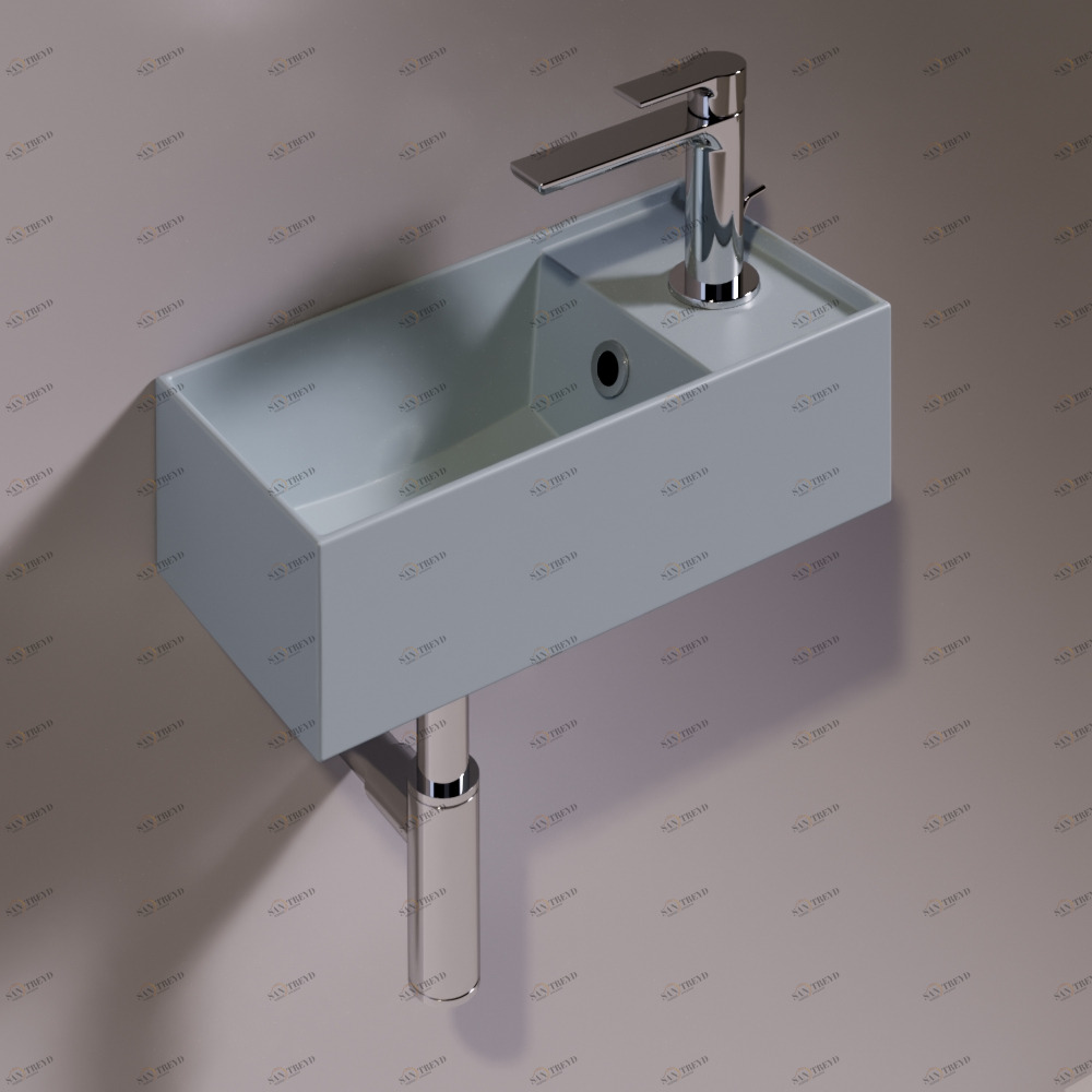 AG20TELAMATT Подвесная раковина настенная прямоугольная Simas Agile