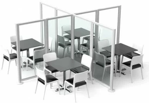 Sprech Модульная перегородка из алюминия и поликарбоната