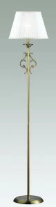 Торшер дизайнерский Favourite Idilia White Bronze 1192-1F FAVOURITE  081058 Белый;бронза