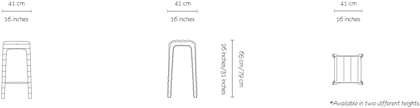 MORADA Стул из мягкой кожи с подставкой для ног Salto Salto bs Saltö - Вид №3