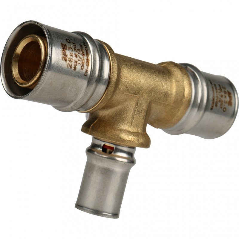 Тройник переходной STOUT 26х16х26 под пресс SFP0005261626 - Вид №2