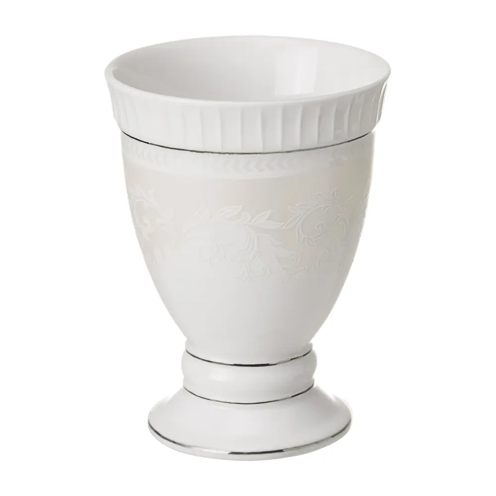 Стакан для зубных щёток настольный Verran Wess Elegance керамика цвет белый STLM-2155738