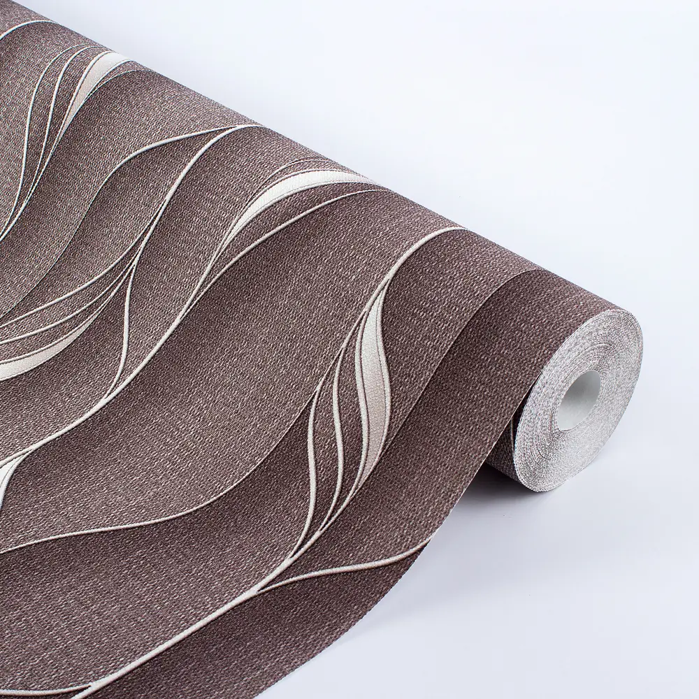 Обои флизелиновые Belvinil Анри коричневые 1.06 м 1020-63 STLM-2064474 - Вид №2