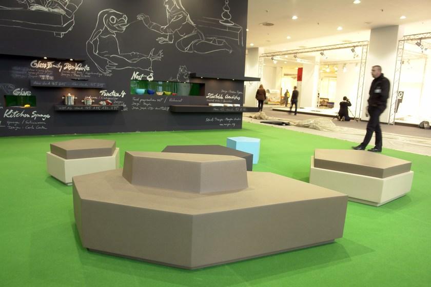 Quinze & Milan Пуф / журнальный столик в пене qm Pentagon sun-id-1410844 - Вид №3