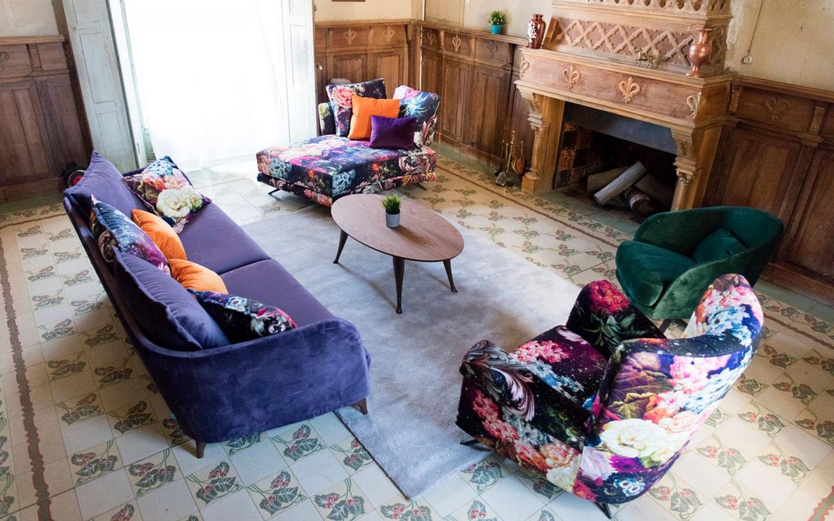 066984 Прямой диван Fama Nadine Santreyd  - Вид №5