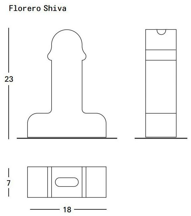 BD Barcelona Design Керамическая ваза sun-id-1387923 - Вид №3