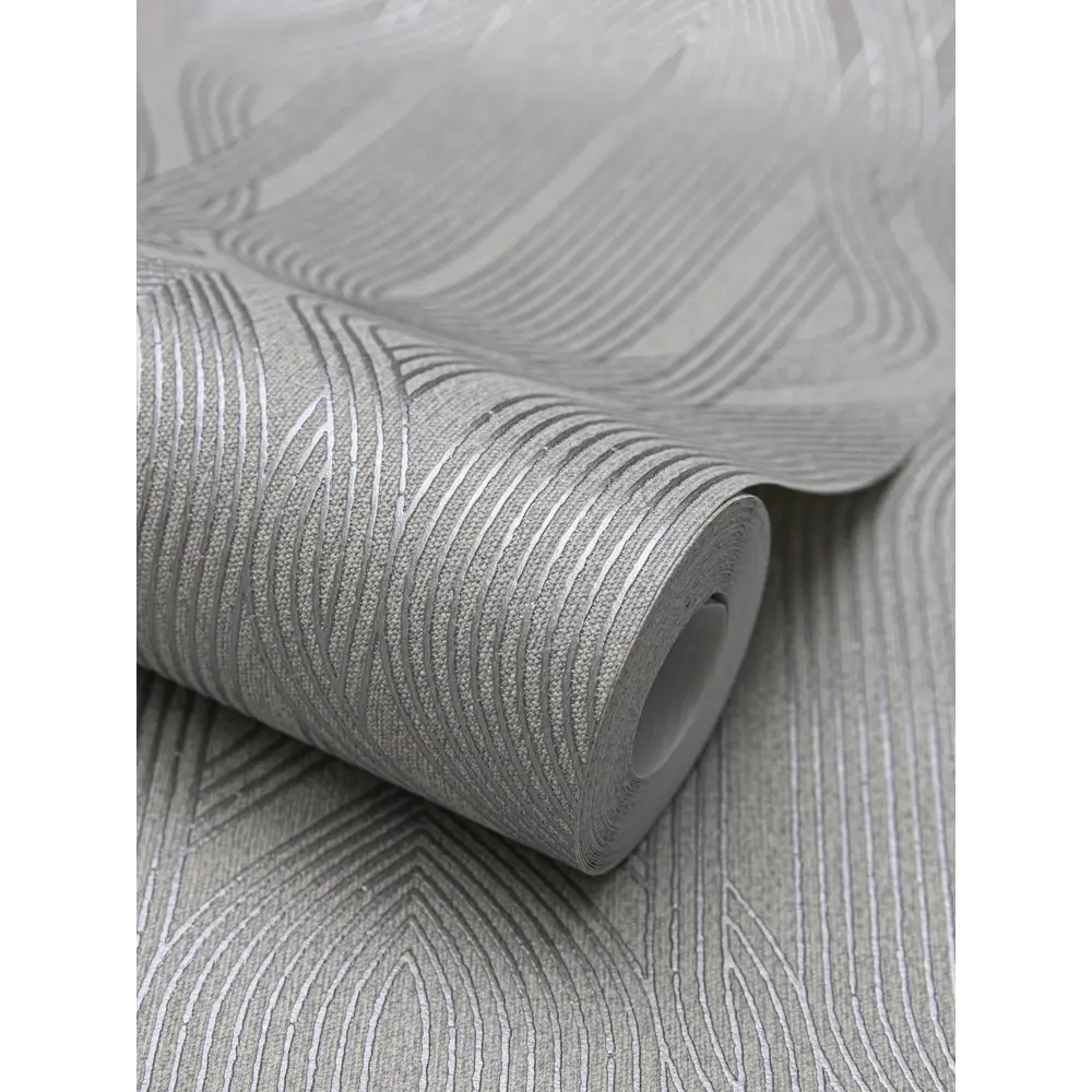 Обои флизелиновые Wallsecret Bottega серые 1.06 м 8707-29 STLM-2052361 - Вид №2