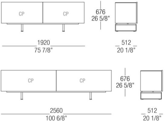 MisuraEmme Комод из дуба с раздвижными дверцами Atelier sun-id-1435267 - Вид №4