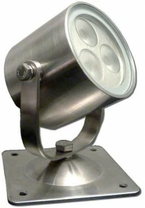 TEKNI-LED Регулируемый светодиодный проектор для улицы из нержавеющей стали Shark