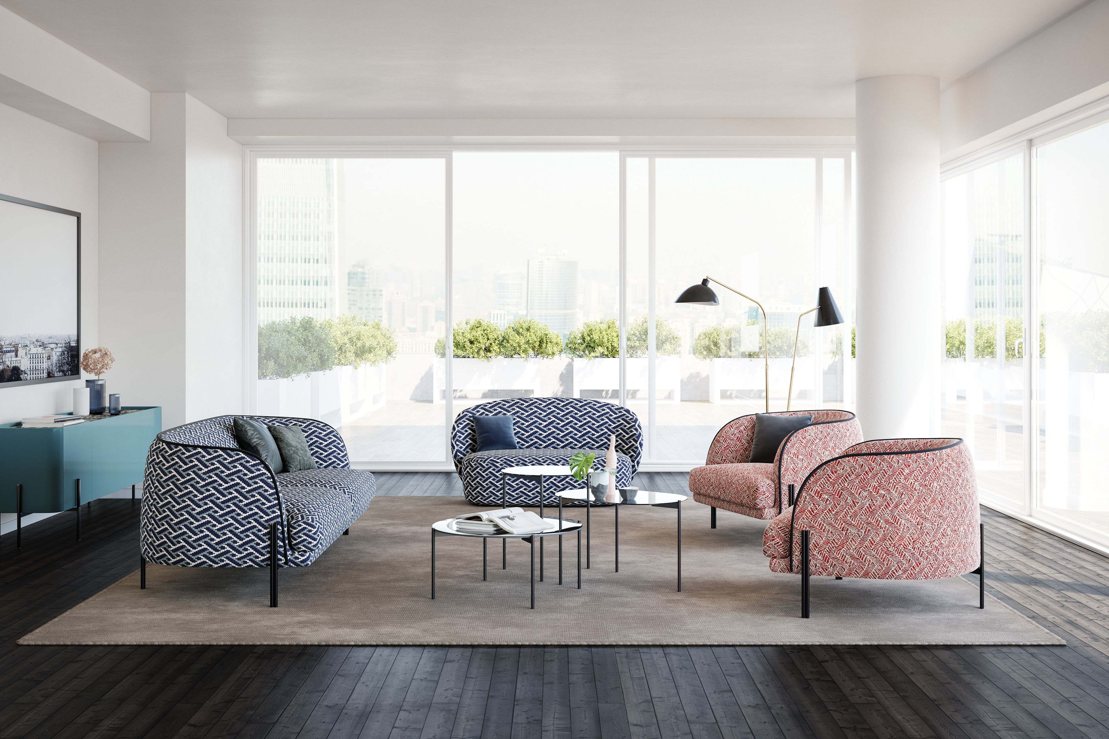 3-местный тканевый диван Liu Jo Living Collection ARCH-00102741 - Вид №8