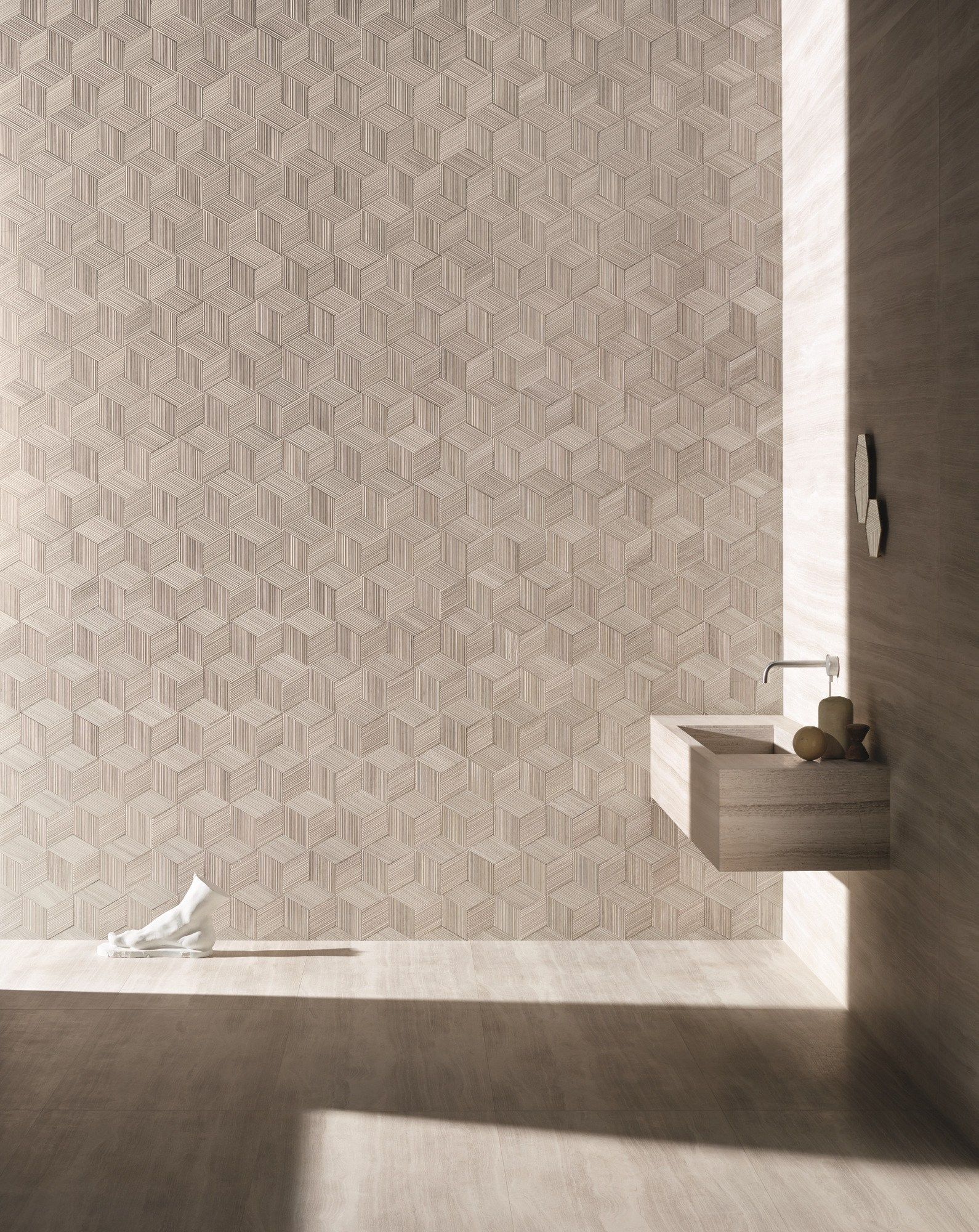 Мраморная прямоугольная подвесная раковина Salvatori STILETTO ARCH-00140478 - Вид №6