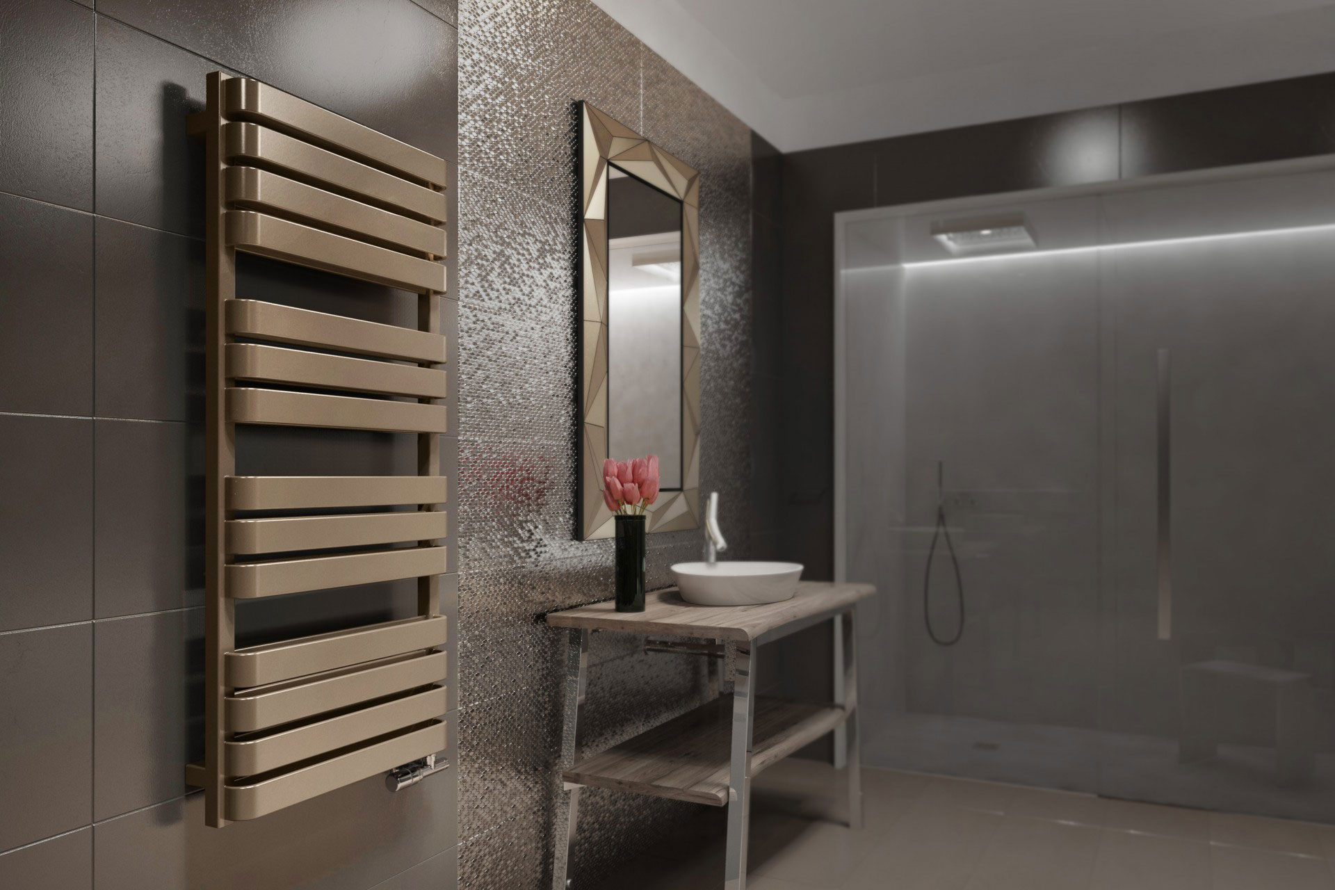 Полотенцесушители WGWTB169060 WARP T BOLD Terma 10.86  - Вид №3