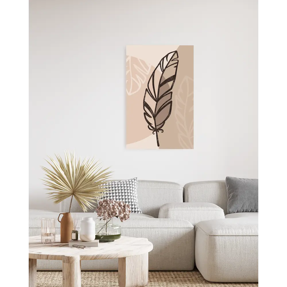 Картина на холсте Перо графика 40x60 см Постер-лайн STLM-2183570 - Вид №1