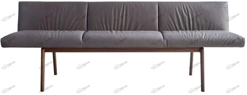 more Скамья из мягкой кожи со спинкой Sova sun-id-1393352