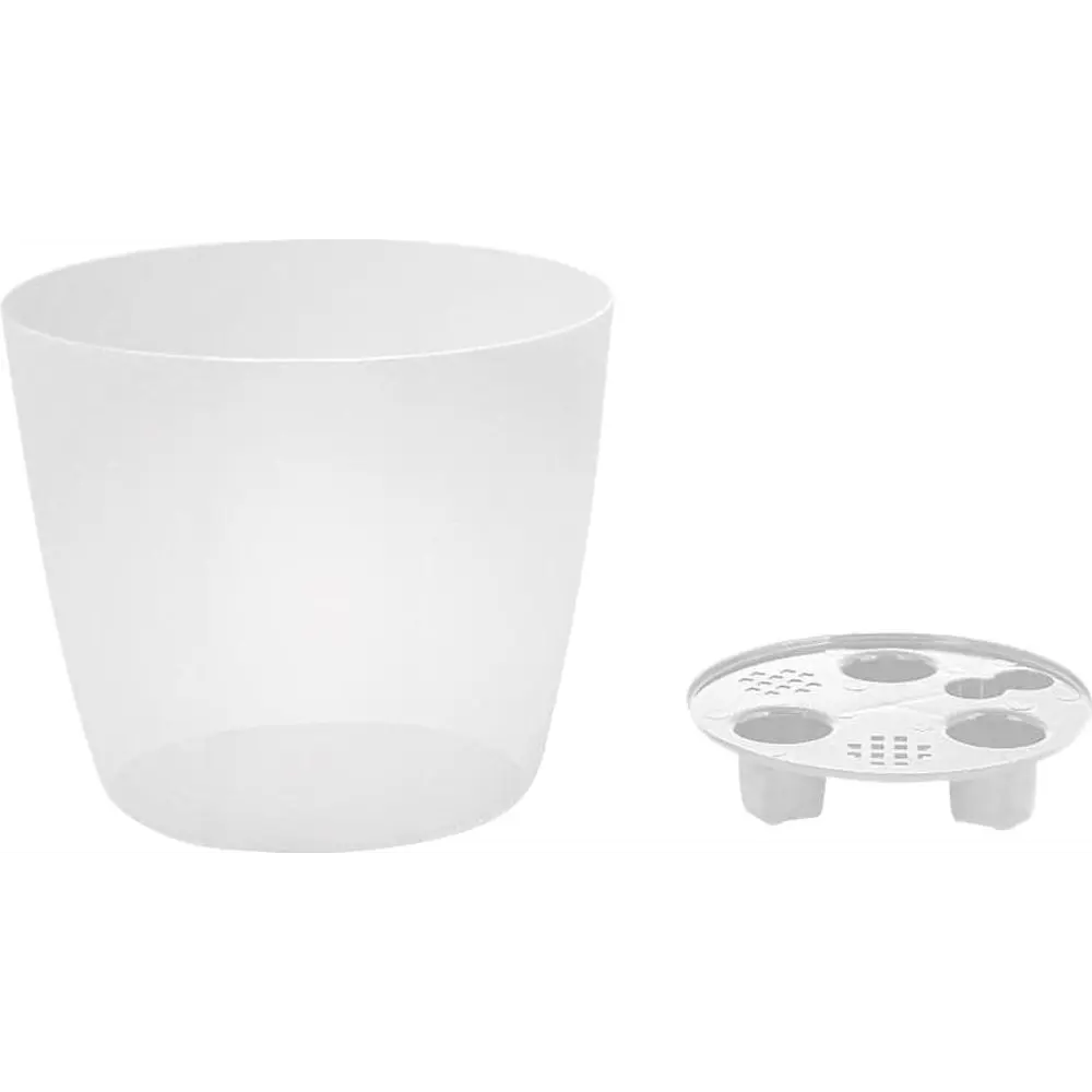 Горшок цветочный Ingreen Vienna Orchid ø16 см 2 л пластик прозрачная вода STLM-2087010