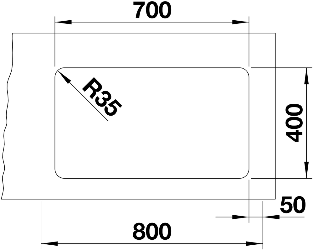 524270 Кухонная мойка Blanco Etagon 700-U  Blanco Etagon - Вид №11