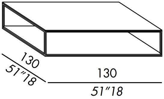 Meridiani Квадратный металлический журнальный столик Hardy sun-id-1406330 - Вид №11