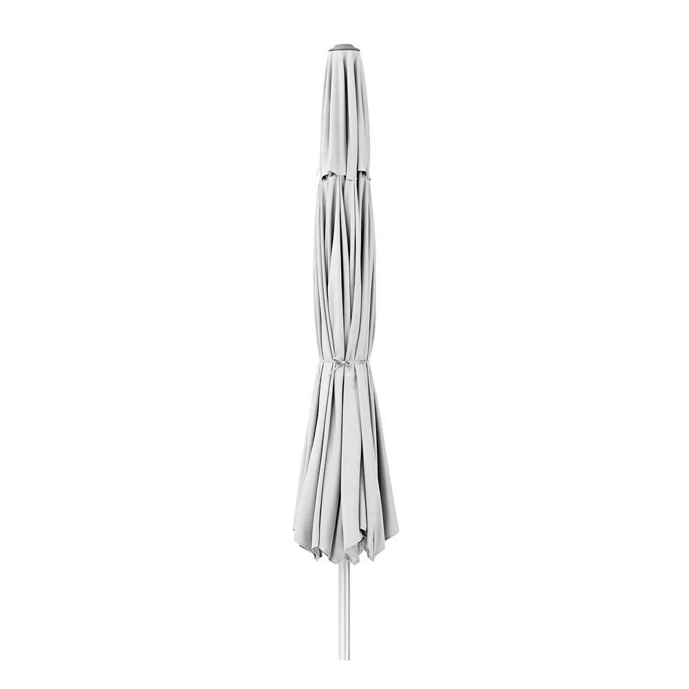 Зонт садовый Naterial Aura ø 400 см цвет белый STLM-2197506 - Вид №1