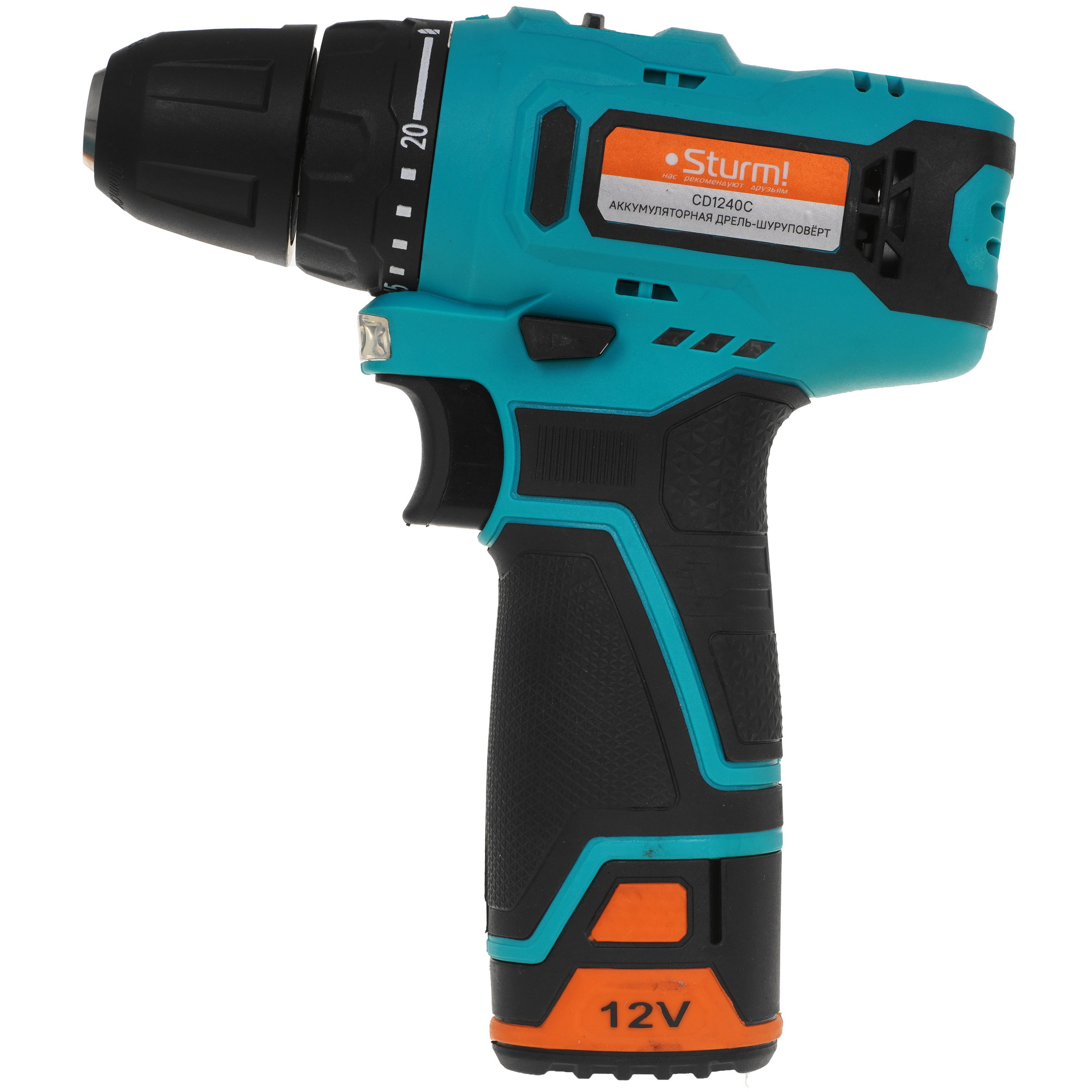Дрель-шуруповерт Sturm! CD1240C 1BatterySystem 12V 5451833 STDN-0119052 - Вид №1