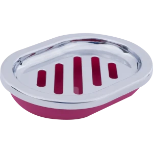 Мыльница Альма цвет малиновый