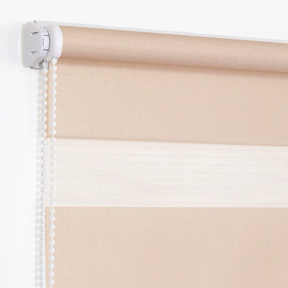 Штора рулонная день-ночь Мелоди 60x175 см пудра MIAMOZA STLM-2200832 - Вид №1