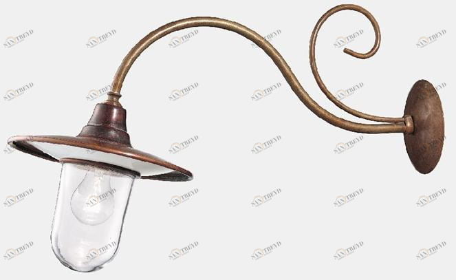 Il Fanale Настенный светильник с фиксированным кронштейном Barchessa 220.25.ort