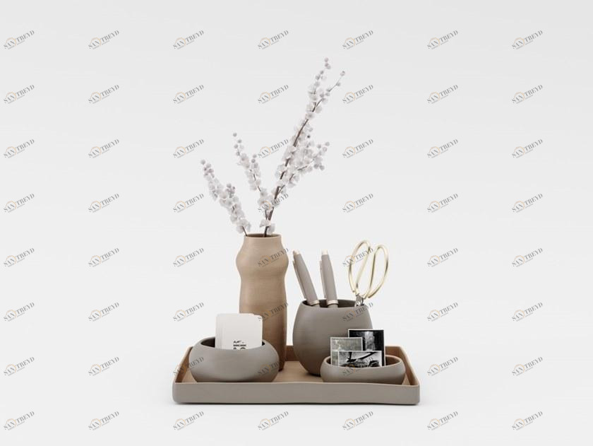 PROF Настольный набор из терракоты sun-id-1393438