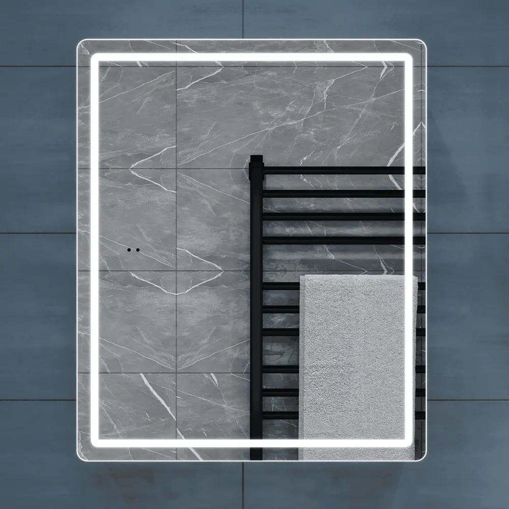 Шкаф для ванной комнаты с зеркалом Vigo Look 49.7x60x17 см с подсветкой STLM-2144819 - Вид №7