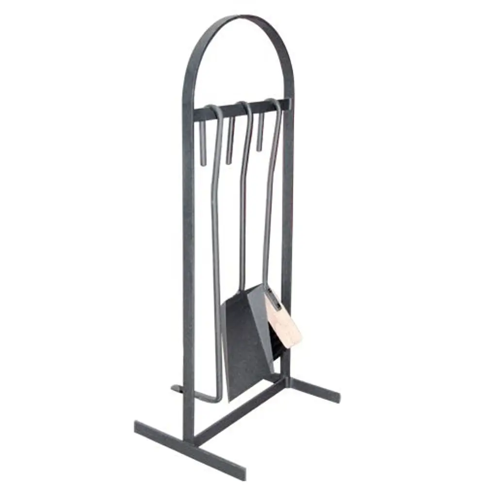 Набор каминный НКА-01, 3 предмета, чёрная арка STLM-2183019