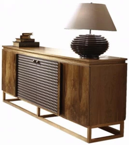 Mobi Комод деревянный с распашными дверцами Chocolate