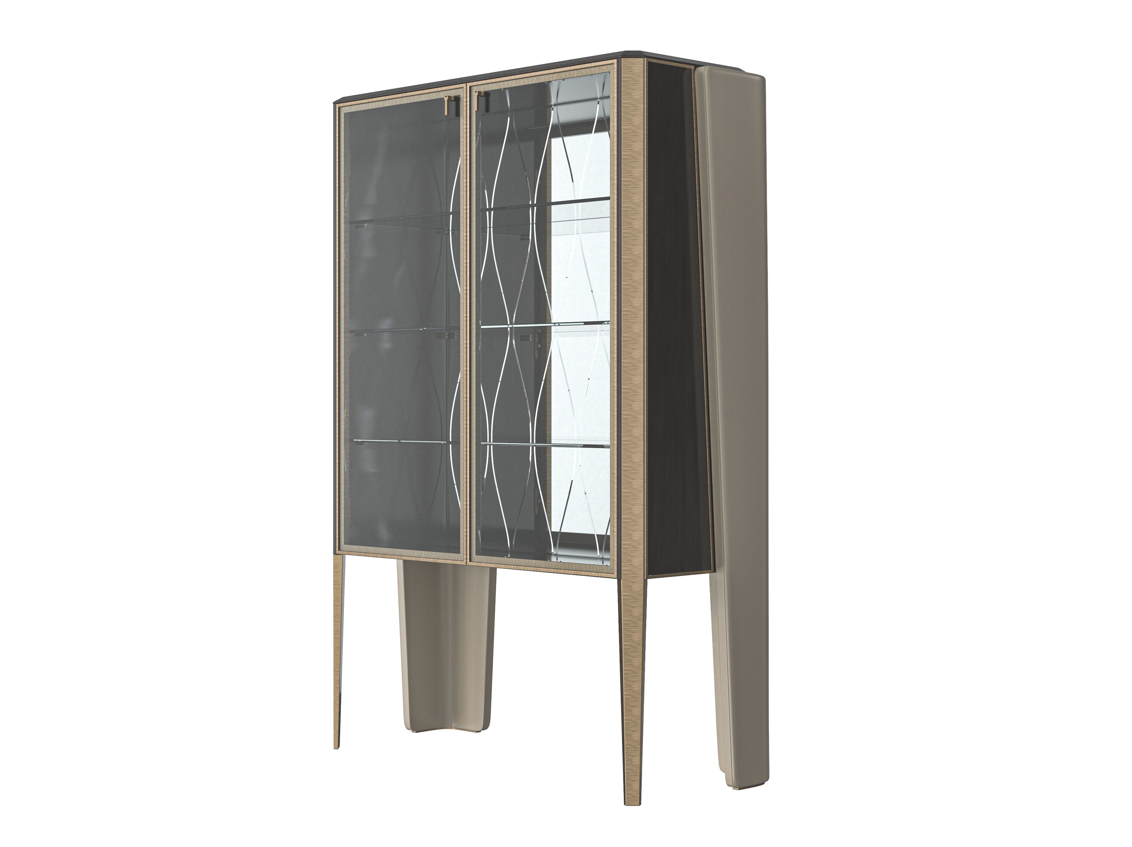 Витрина из бука со встроенным освещением Modenese Luxury Interiors MINIMALIST ARCH-00073209 - Вид №1