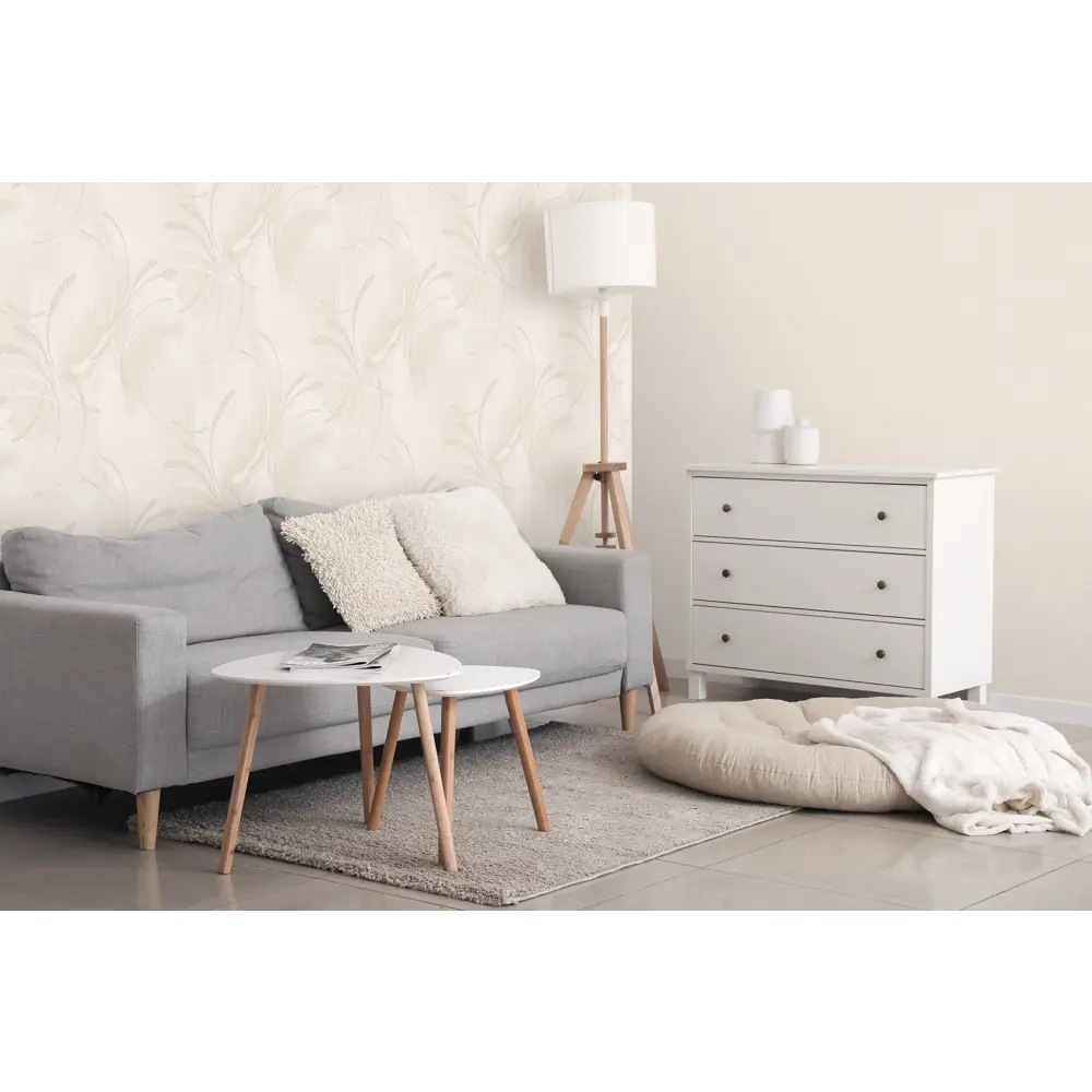 Обои флизелиновые Ateliero Extra белые 1.06 м At585190 STLM-2043489 - Вид №4